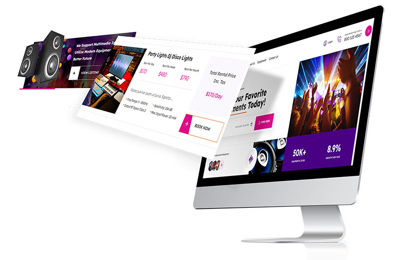 Best rental website template