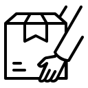 A rental delivery icon that denotes services for developing rental websites