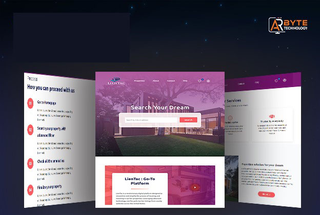 Real estate website template