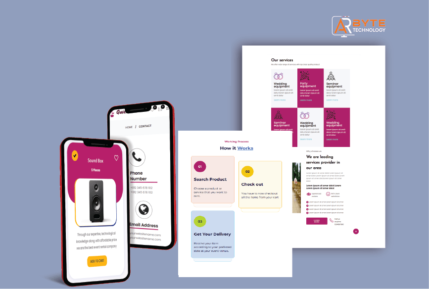 Rental website template